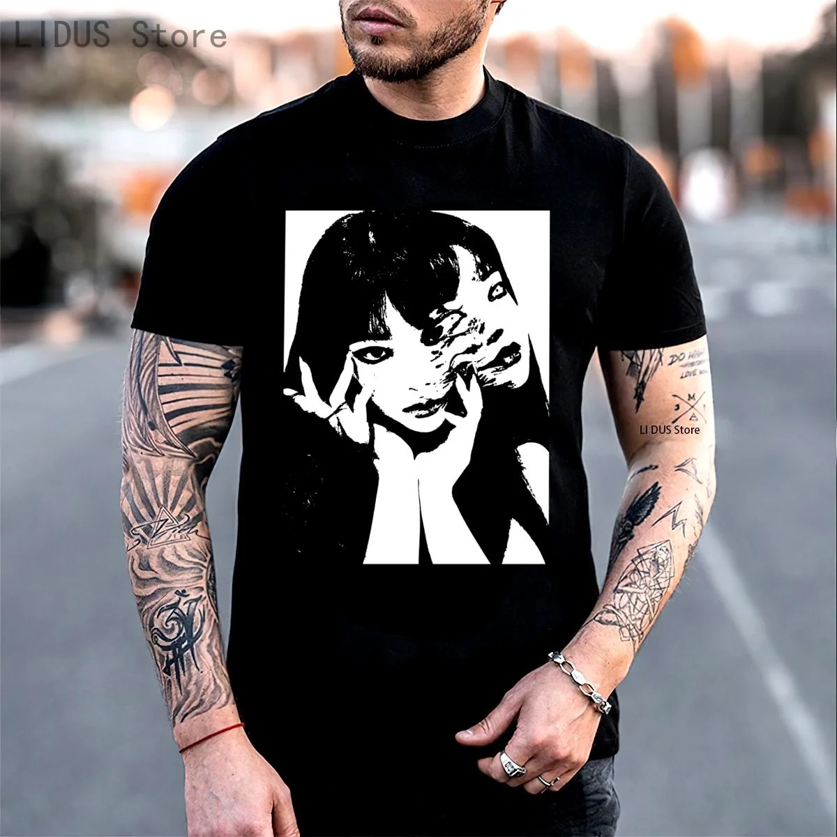Мужская Винтажная Футболка Tomie Junji Ito из хлопка с короткими рукавами и круглым вырезом
Мужская Винтажная Футболка Tomie Junji Ito из хлопка с короткими рукавами и круглым вырезом