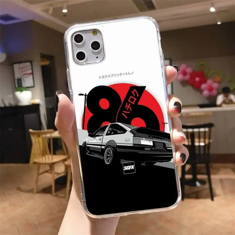 Amine INITIAL D AE86 Phone Case Transparent for iPhone 6 7 8 11 12 s mini pro X XS XR MAX Plus cover funda shell
Amine INITIAL D AE86 Phone Case Transparent for iPhone 6 7 8 11 12 s mini pro X XS XR MAX Plus cover funda shell