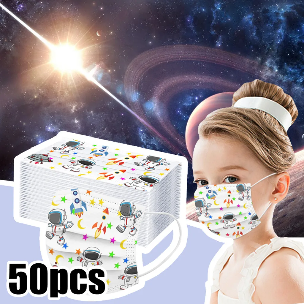 50Pcs Kids Child Disposable Cartoon Mouth Mask 3 Layer Breathable Children's Non Wovens Mask Thick Warm Face Earloop Mask 
50Pcs Kids Child Disposable Cartoon Mouth Mask 3 Layer Breathable Children's Non Wovens Mask Thick Warm Face Earloop Mask