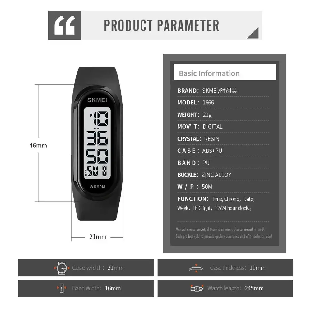 SKMEI Sport Men Women Digital Bracelet Removable Strap Colorful Mens Ladies Wristwatches Waterproof Watches digital watch 1666
SKMEI Sport Men Women Digital Bracelet Removable Strap Colorful Mens Ladies Wristwatches Waterproof Watches digital watch 1666