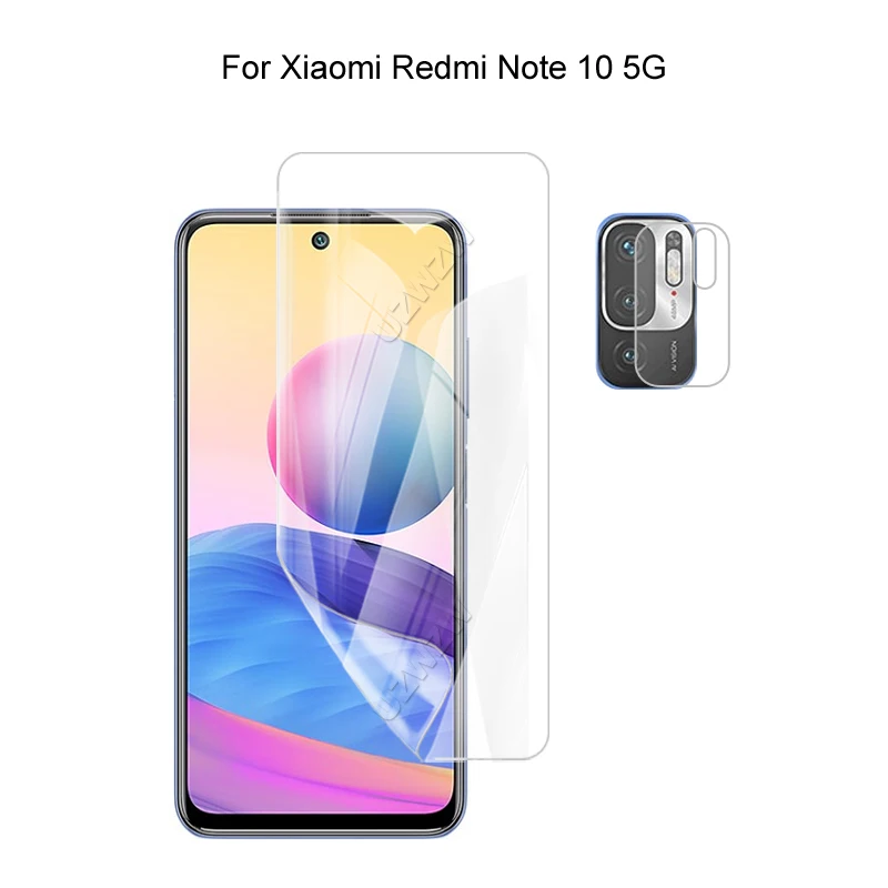 Для Xiaomi Redmi Примечание 10 5G Защита камеры и защитное покрытие для экрана HD