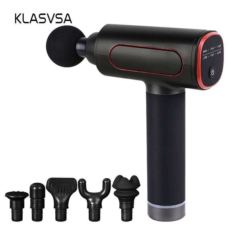 KLASVSA Muscle Massage Gun Fascia Pistol Slimming Percussion Vibrating 6 Modes USB Neck Massager Back Body Massage Relaxation
KLASVSA Muscle Massage Gun Fascia Pistol Slimming Percussion Vibrating 6 Modes USB Neck Massager Back Body Massage Relaxation