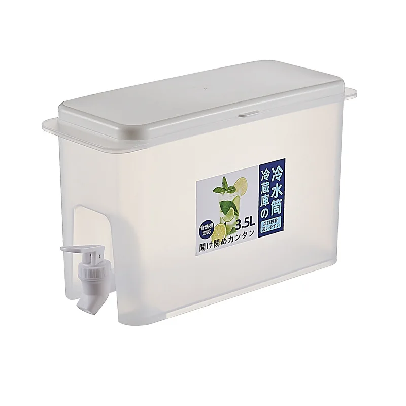1PC Refrigerator Cold Water Pot with Faucet Lemonade Fruit Tea Cold Beverage Dispenser Aquaponics Drink Dispenser Plastic Jug
1PC Refrigerator Cold Water Pot with Faucet Lemonade Fruit Tea Cold Beverage Dispenser Aquaponics Drink Dispenser Plastic Jug