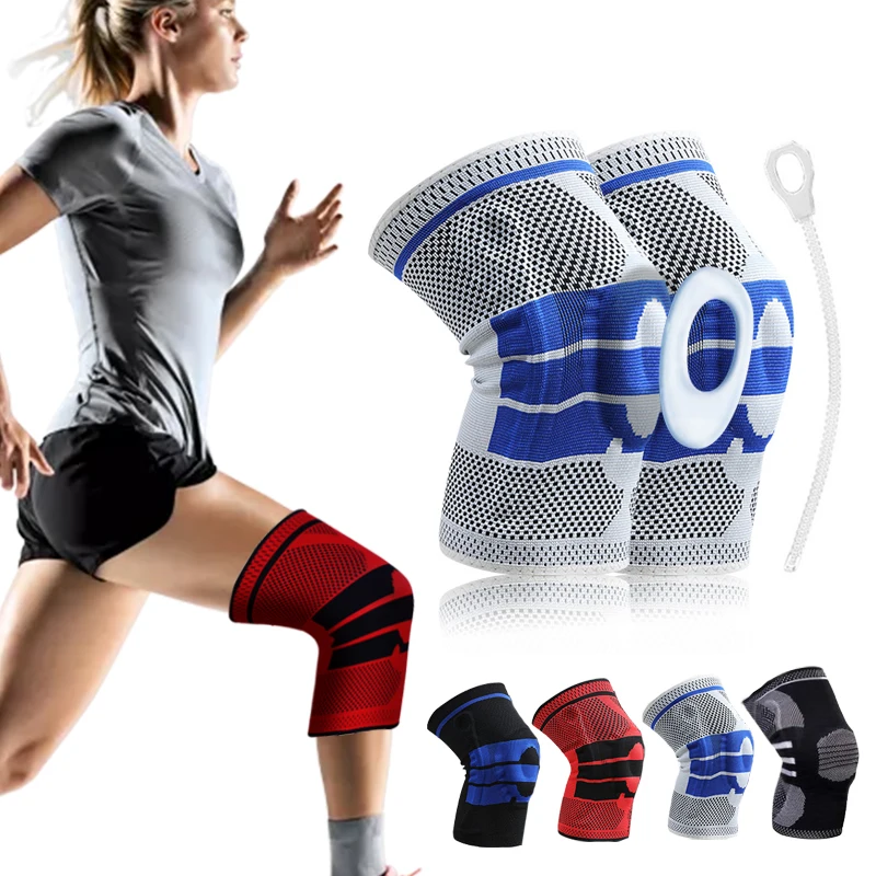 1PC Silicone Knee Pads Full Knee Brace Strap Patella Medial Support Strong Meniscus Compression Protection Sport Pads Basketball
1PC Silicone Knee Pads Full Knee Brace Strap Patella Medial Support Strong Meniscus Compression Protection Sport Pads Basketball