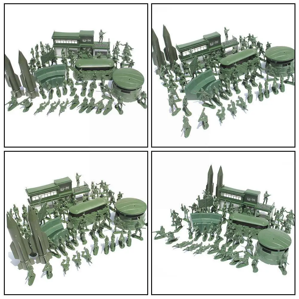 56pcs/set Soldier Boy Sand Table Model Toy Action Figures 5cm Plastic Soldier Military Bases Set Nostalgic For Children's T V4v5
56pcs/set Soldier Boy Sand Table Model Toy Action Figures 5cm Plastic Soldier Military Bases Set Nostalgic For Children's T V4v5