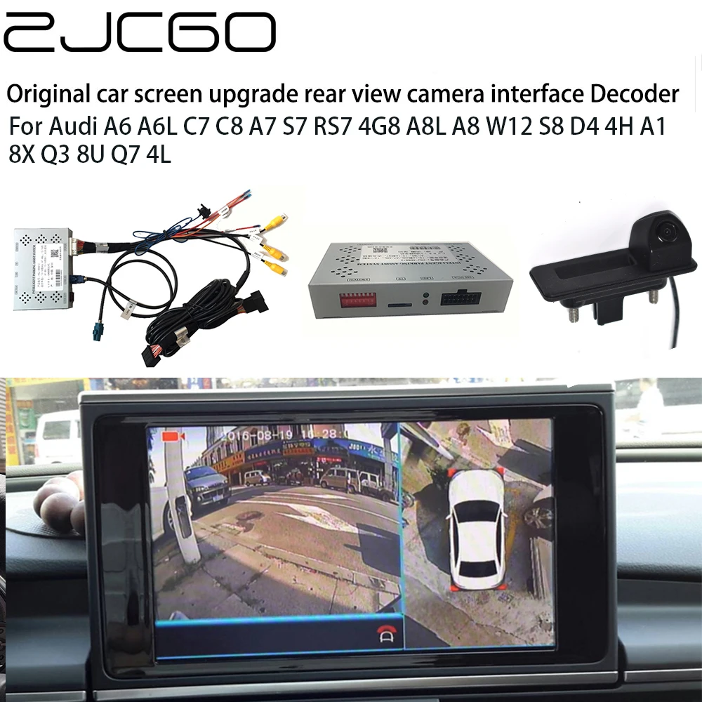 ZJCGO Car Rear Reverse Bakcup Camera Auto Digital Decoder Box Interface Adapter For Audi A6 A6L C7 A7 A8 A1 Q3 3U Q7 4L 3G MMI
ZJCGO Car Rear Reverse Bakcup Camera Auto Digital Decoder Box Interface Adapter For Audi A6 A6L C7 A7 A8 A1 Q3 3U Q7 4L 3G MMI