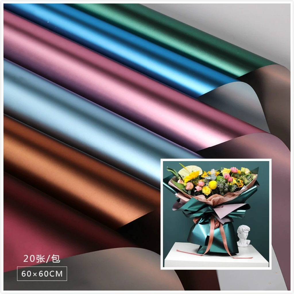 20pcs Double Color Metal Paper Waterproof Flower Bouquet Wrapping Paper MaterialBouquet Wrapping Paper Florist Gift Wrapping
20pcs Double Color Metal Paper Waterproof Flower Bouquet Wrapping Paper MaterialBouquet Wrapping Paper Florist Gift Wrapping