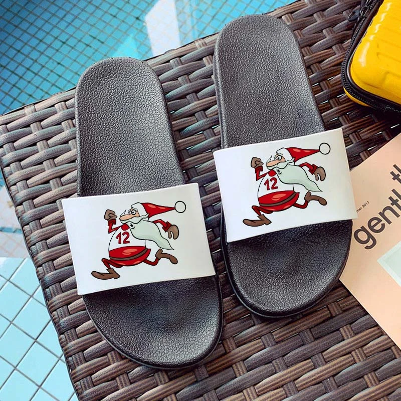 Cartoon Slippers Beach Slippers Open Toe Home Slides Indoor Slippers Women Lovely Funny Santa Claus print Slippers
Cartoon Slippers Beach Slippers Open Toe Home Slides Indoor Slippers Women Lovely Funny Santa Claus print Slippers