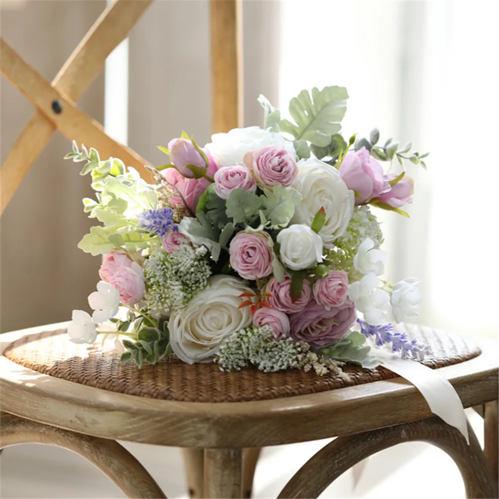 SESTHFAR Vintage Artificial Peony Bridal Bouquets Wedding Flowers Artificial Wedding Bouquet De Mariage RoseRamo De Novia
SESTHFAR Vintage Artificial Peony Bridal Bouquets Wedding Flowers Artificial Wedding Bouquet De Mariage RoseRamo De Novia