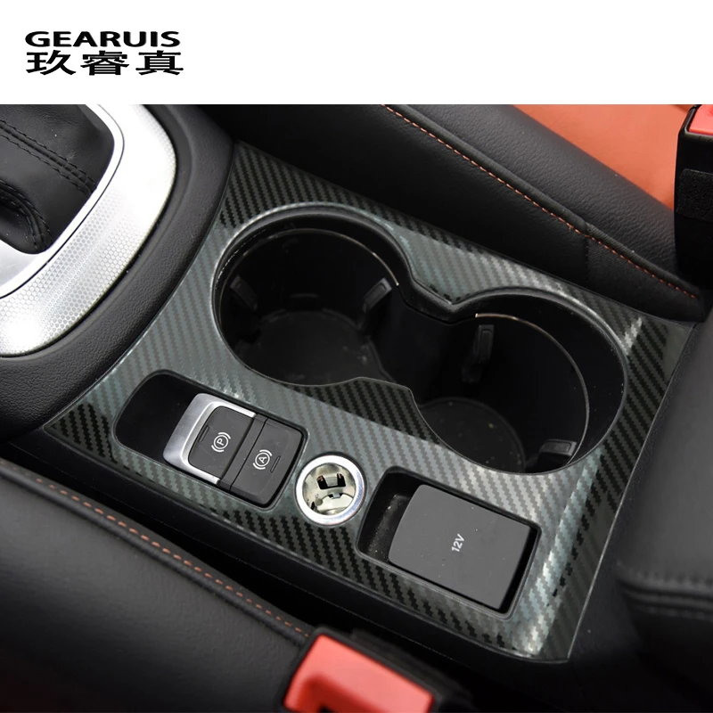 Car Styling Carbon fiber For Audi Q3 Center Console Electronic Handbrake Water Cup Holder Panel Buttons Interior Covers Stickers
Car Styling Carbon fiber For Audi Q3 Center Console Electronic Handbrake Water Cup Holder Panel Buttons Interior Covers Stickers