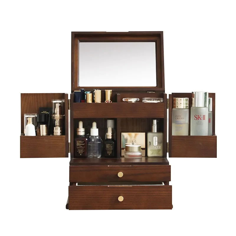 Cosmetics storage box jewelry integrated desktop shelf jewelry box cosmetic box
Cosmetics storage box jewelry integrated desktop shelf jewelry box cosmetic box