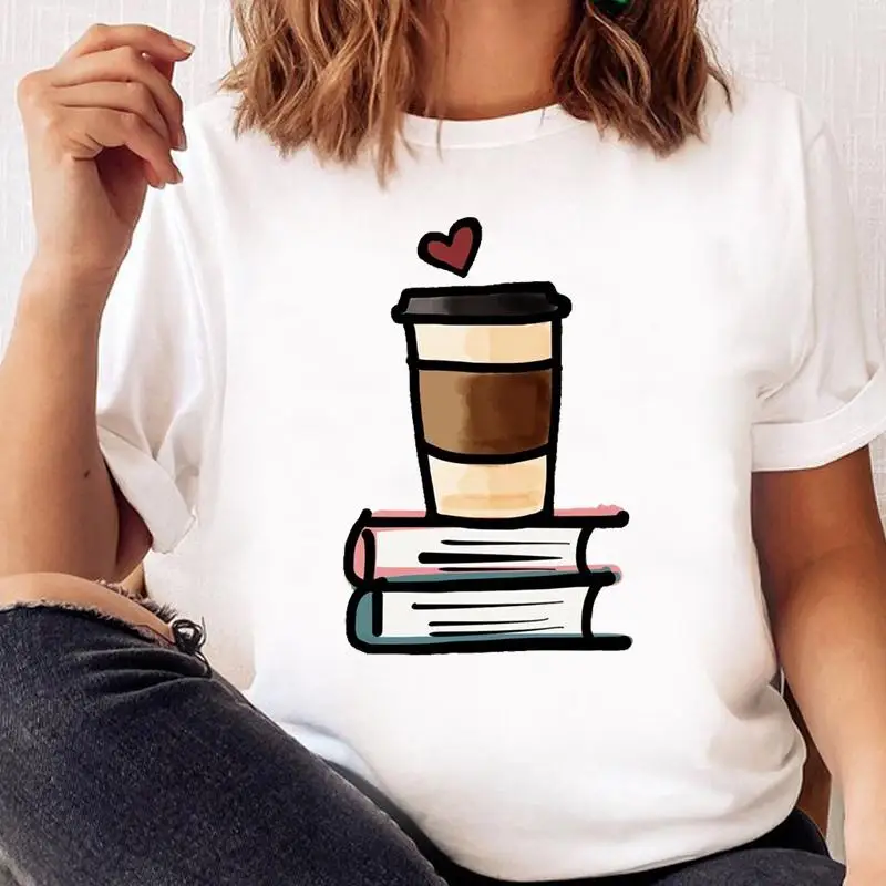 Women Coffee 90s T-shirt Print Watercolor Lovely Trend Style Graphic Female Cartoon Ladies Clothing Fashion Tee T Shirt Top
Women Coffee 90s T-shirt Print Watercolor Lovely Trend Style Graphic Female Cartoon Ladies Clothing Fashion Tee T Shirt Top