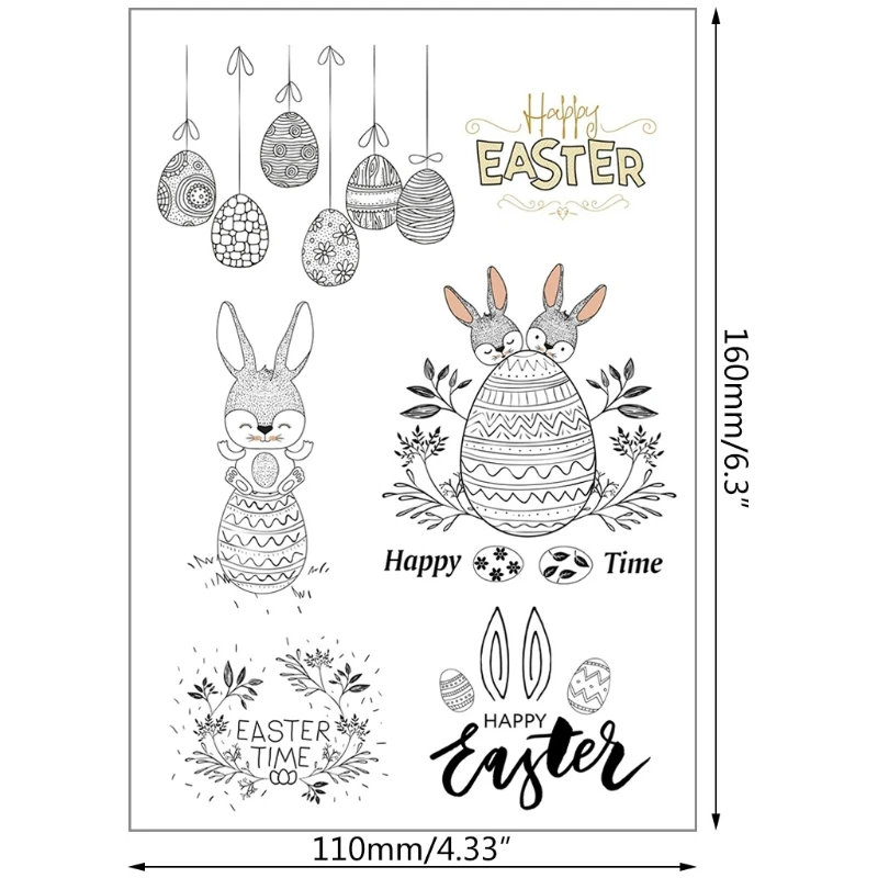 Happy Easter Clear Stamps 2021 New DIY Scrapbooking Embossing Photo Album Decor Paper Card Art Craft Supplies 
Happy Easter Clear Stamps 2021 New DIY Scrapbooking Embossing Photo Album Decor Paper Card Art Craft Supplies