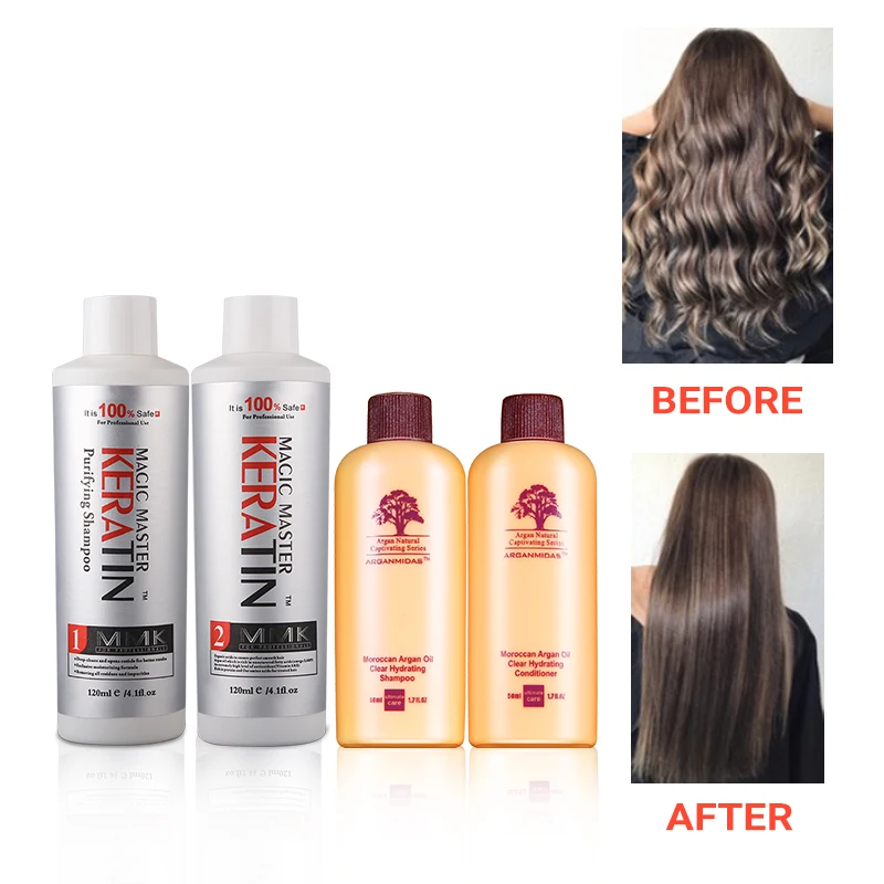 Without Formalin Repair Damaged&Straighten Hair 120ml Magic Master Keratin+Purifying Shampoo+Travel Suit
Without Formalin Repair Damaged&Straighten Hair 120ml Magic Master Keratin+Purifying Shampoo+Travel Suit