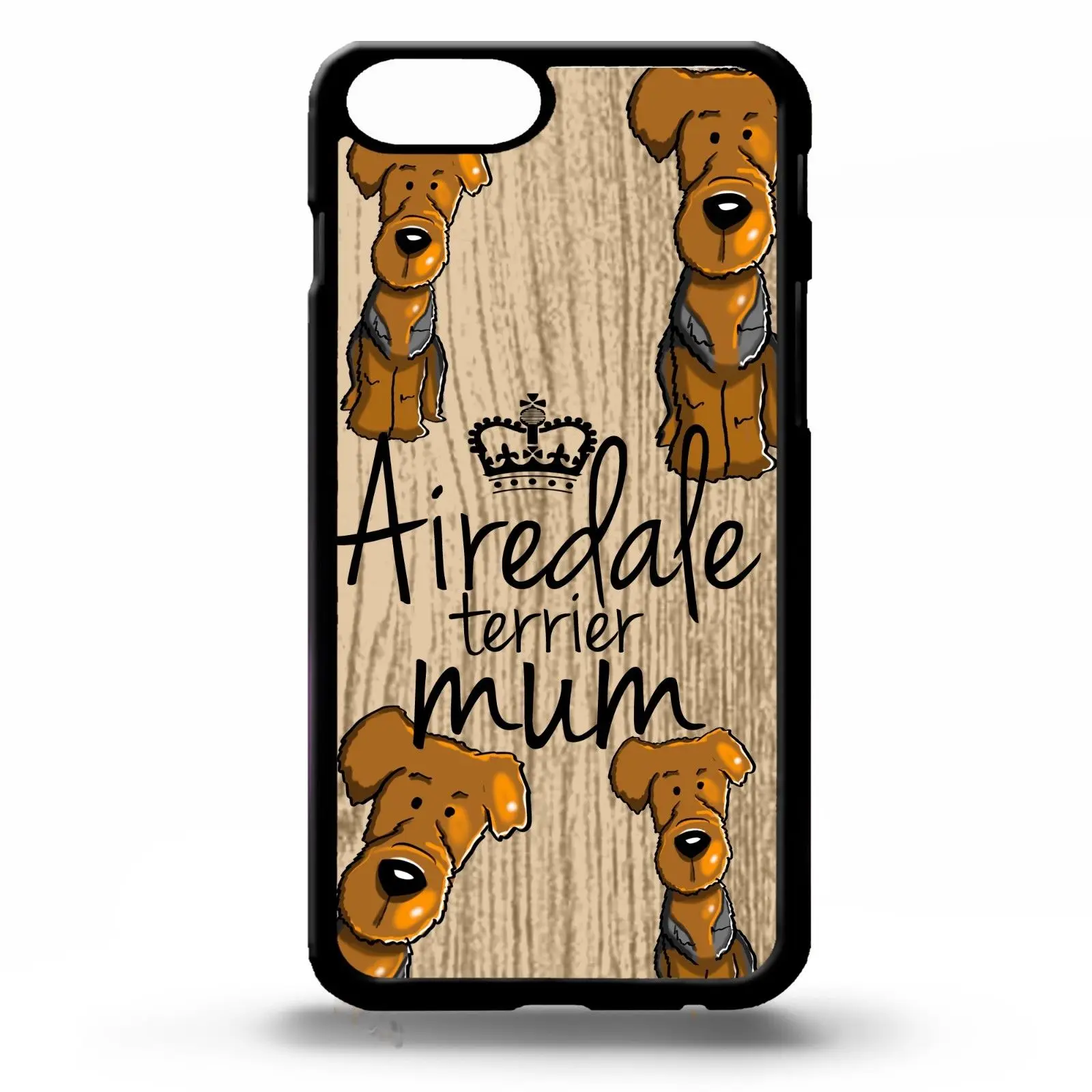 LvheCn Airedale terrier чехол для телефона с милой мамой собачкой iPhone 11 12 Pro X XR XS MAX 5 6 S 7 8 Plus