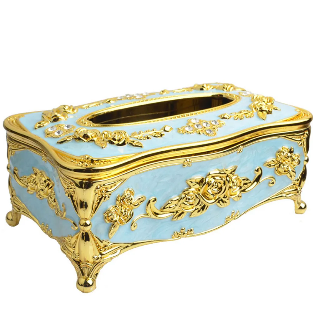 European-style Luxury Tissue Box Universal Paper Holder Office Desk Pumping Paper Family KTV Hotel Car Storage Tissue
European-style Luxury Tissue Box Universal Paper Holder Office Desk Pumping Paper Family KTV Hotel Car Storage Tissue