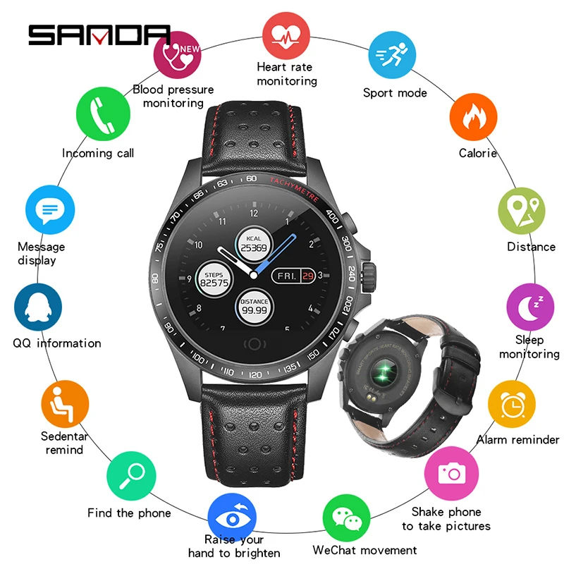 New Smart Watches Men IP67 Waterproof Sports Smartwatch Clock Heart Rate Monitor Fitness Bracelet Reloj Inteligente CK23
New Smart Watches Men IP67 Waterproof Sports Smartwatch Clock Heart Rate Monitor Fitness Bracelet Reloj Inteligente CK23