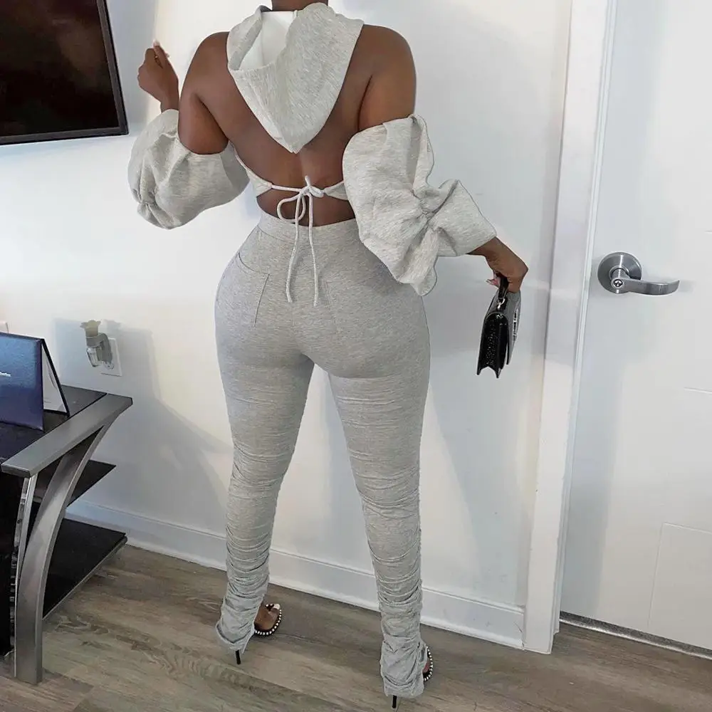 Пикантный укороченный топ с открытыми плечами на молнии и рукавами-фонариками, с открытой спиной, с капюшоном и плиссированные штаны, компл...
Пикантный укороченный топ с открытыми плечами на молнии и рукавами-фонариками, с открытой спиной, с капюшоном и плиссированные штаны, компл...