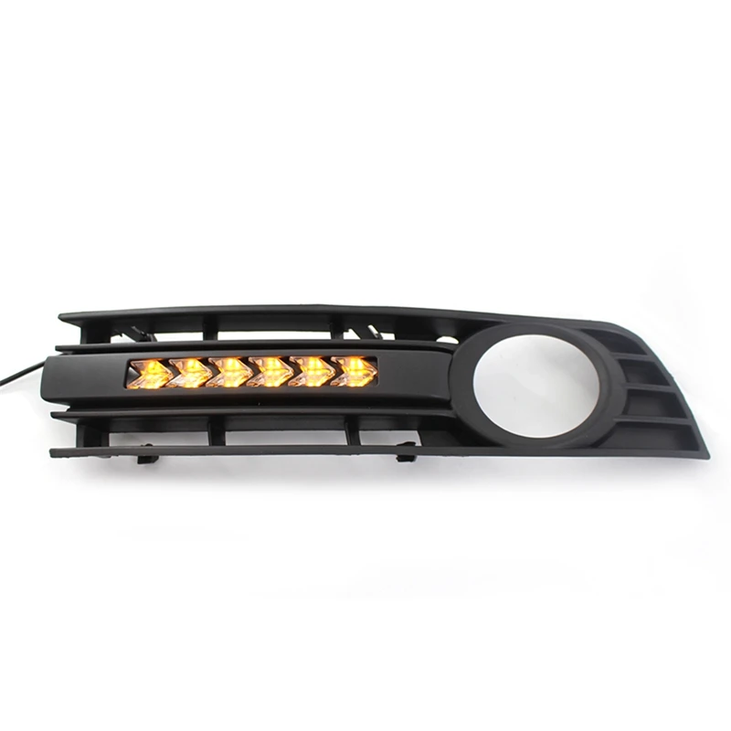 8E0807681 Front Bumper LED Fog Lights Lamps Grill Flowing Turn Signal Light For- A4 B6 2001-2005 8E0807682
8E0807681 Front Bumper LED Fog Lights Lamps Grill Flowing Turn Signal Light For- A4 B6 2001-2005 8E0807682