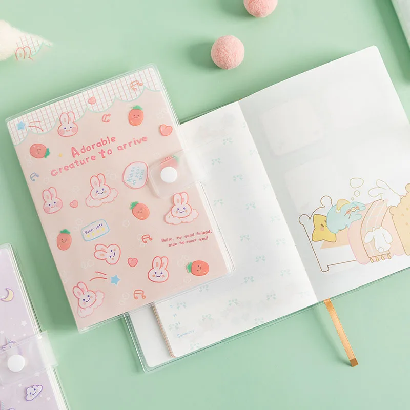 

Yisuremia 128 Sheets A5 Kawaii Animal Fruits Diary Notebook Agenda Memo Planner Schedule Scrapbooking Notepads School Stationery