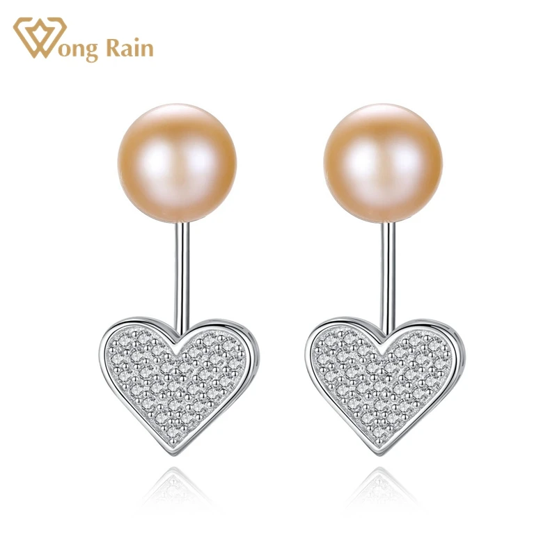 Wong Rain 925 Sterling Silver Created Moissanite Wedding Engagement Romantic Cute Pearl Earrings Studs For Women Fine Jewelry
Wong Rain 925 Sterling Silver Created Moissanite Wedding Engagement Romantic Cute Pearl Earrings Studs For Women Fine Jewelry