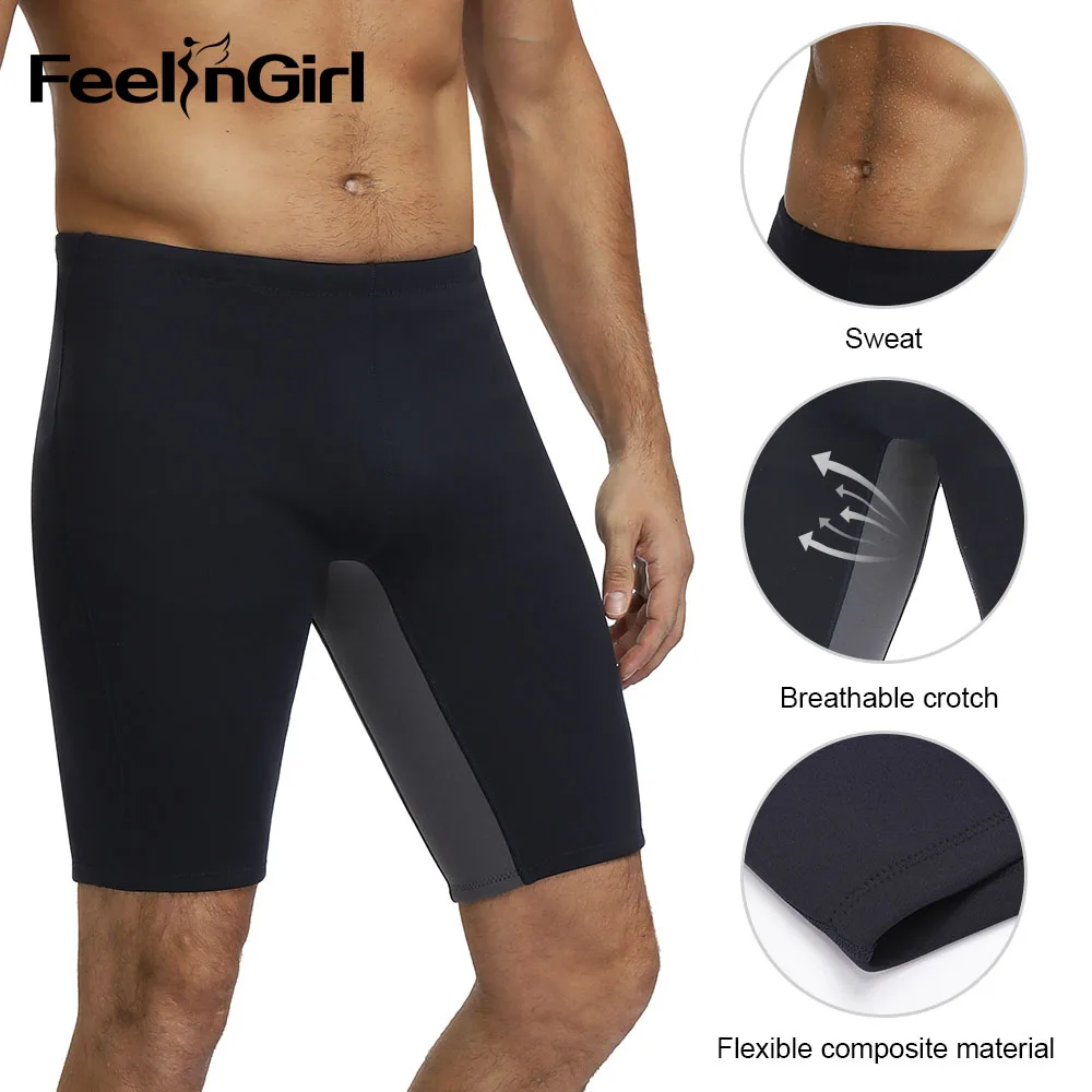 Feelingirl мужской термонеопреновый жилет для фитнеса сауны утягивающие штаны
