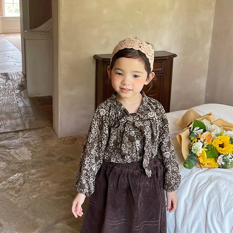 Girl Floral Print Blouses Autumn Spring Girl Long Sleeve Tops Kid Girl Shirt Fashion Children Tees Children Clothes For Girl
Girl Floral Print Blouses Autumn Spring Girl Long Sleeve Tops Kid Girl Shirt Fashion Children Tees Children Clothes For Girl