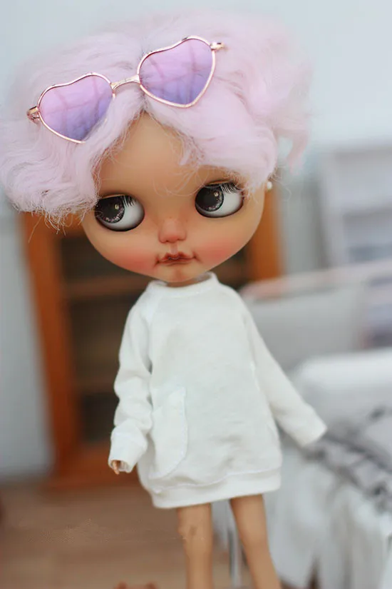 Blythe 12 point 8 point baby top loose patchwork pocket boyfriend force T-shirt hoodie
Blythe 12 point 8 point baby top loose patchwork pocket boyfriend force T-shirt hoodie