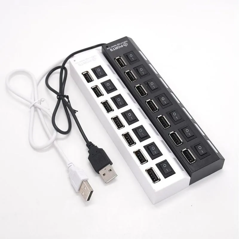 7 Port High Speed HUB USB 2.0 HUB Hub Power On/Off Switch For Pc Laptop Usb Hub Splitter Usb Adapter Charger Ergonomic 
7 Port High Speed HUB USB 2.0 HUB Hub Power On/Off Switch For Pc Laptop Usb Hub Splitter Usb Adapter Charger Ergonomic