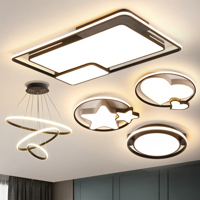 Lamp in the Living Room Simple Atmospheric Ceiling Lamp Home Bedroom Dining Room Study Lamp Combination Whole House Package
Lamp in the Living Room Simple Atmospheric Ceiling Lamp Home Bedroom Dining Room Study Lamp Combination Whole House Package