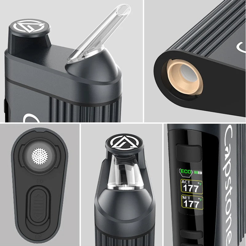 In Stock Capstone One DH Dry Herb Vaporizer Kit with 5000mAh Battery Herbal Herbal 3D Surround Air Convection & E-Cigs Vape Pen
In Stock Capstone One DH Dry Herb Vaporizer Kit with 5000mAh Battery Herbal Herbal 3D Surround Air Convection & E-Cigs Vape Pen