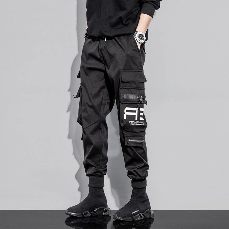 Брюки-карго мужские в стиле хип-хоп, модные уличные штаны, Techwear хип-хоп черные, с карманами в стиле Харадзюку, хиппи, на лето
Брюки-карго мужские в стиле хип-хоп, модные уличные штаны, Techwear хип-хоп черные, с карманами в стиле Харадзюку, хиппи, на лето