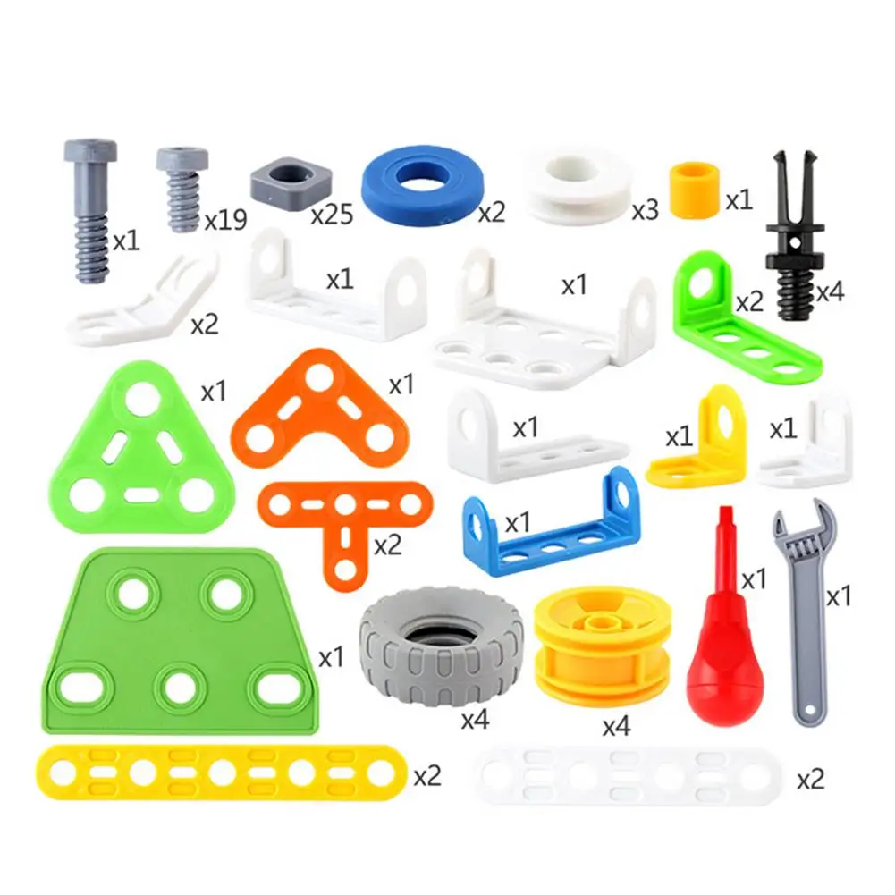 84pcs/set Nut Disassembly Engineering Truck DIY Assembly Sliding Forklift Kids Screw Boys Creative Tool Education Toys Car Model
84pcs/set Nut Disassembly Engineering Truck DIY Assembly Sliding Forklift Kids Screw Boys Creative Tool Education Toys Car Model
