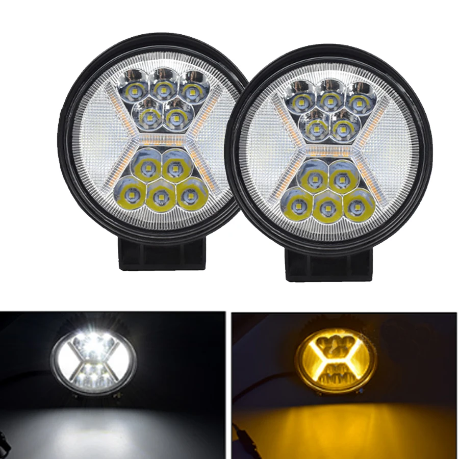 2pcs 12V 4inch LED Work Light Spotlight Spot Flood Light Bar 3000K 6000K for Off Road 4x4 Truck SUV Boat
2pcs 12V 4inch LED Work Light Spotlight Spot Flood Light Bar 3000K 6000K for Off Road 4x4 Truck SUV Boat