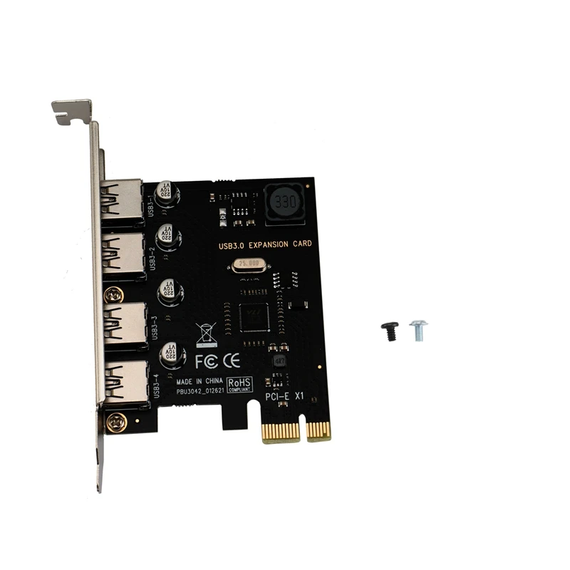 PCI-E to USB3.0 Expansion Card Four-Port High-Speed Desktop USB3.0 Expansion Card 4-Port Rear VIA
PCI-E to USB3.0 Expansion Card Four-Port High-Speed Desktop USB3.0 Expansion Card 4-Port Rear VIA