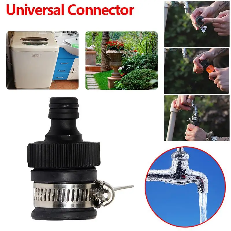 Plastic Universal Quick Connector Watering Fitting Adapter Hose Pipe Connector Kitchen Cleaning Garden Irrigation Car Washing
Plastic Universal Quick Connector Watering Fitting Adapter Hose Pipe Connector Kitchen Cleaning Garden Irrigation Car Washing