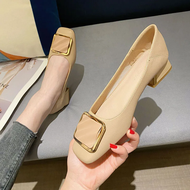 Women's Square Toe Shoes Slip On Chunky Heel Pumps Spring Office Lady Concise Work Loafers Black Casual
Women's Square Toe Shoes Slip On Chunky Heel Pumps Spring Office Lady Concise Work Loafers Black Casual