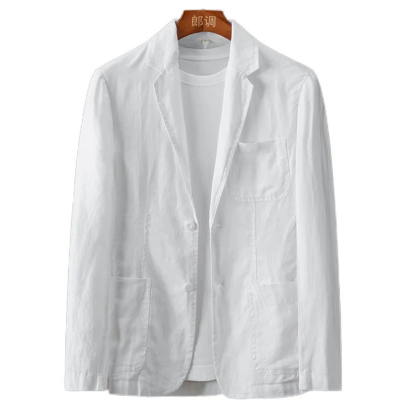 2021 Light Luxury Pure Color Linen Suit Young Men Slim Fashion Casual Business Thin Comfortable Breathable Suit Jacket
2021 Light Luxury Pure Color Linen Suit Young Men Slim Fashion Casual Business Thin Comfortable Breathable Suit Jacket