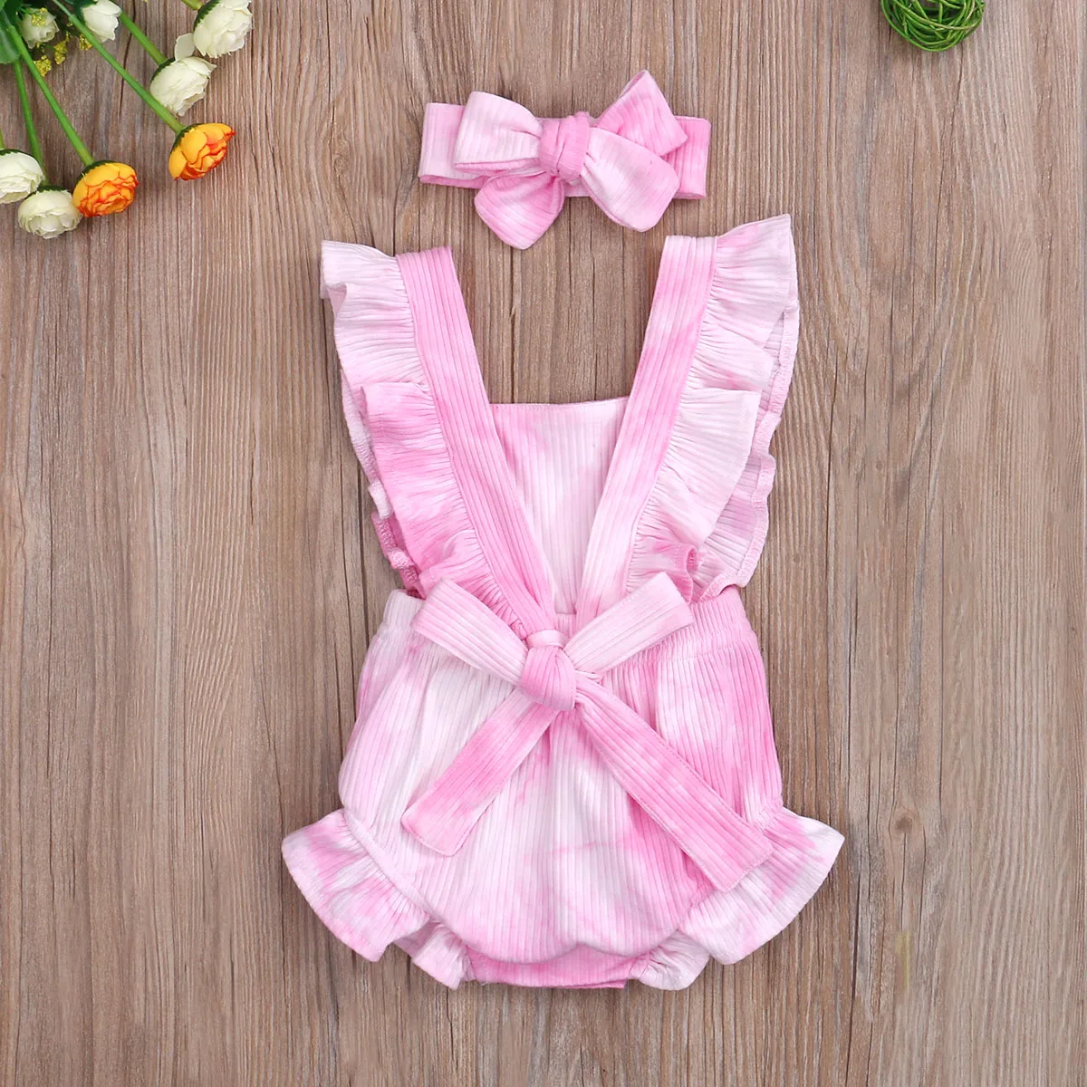 Summer New Newborn Baby Girls 0-24M Outfits Sleeveless Fashion Casual Cute Ruffled Romper + Headband 2Pcs Clothes Set
Summer New Newborn Baby Girls 0-24M Outfits Sleeveless Fashion Casual Cute Ruffled Romper + Headband 2Pcs Clothes Set