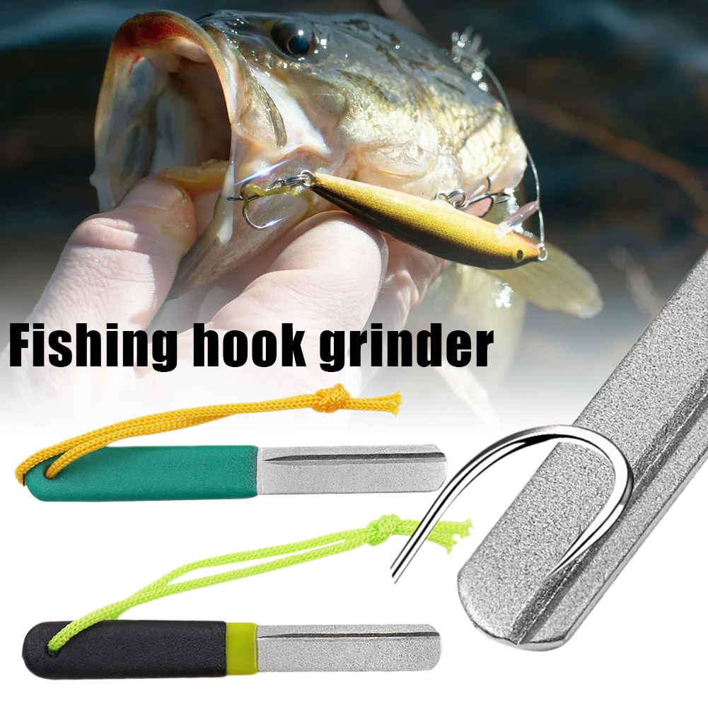 Portable Fish Hook Sharpener Double-sided Grooves Sharpening Hone Fishing Grinding Hook Sharpener Tool Fishing Accessories
Portable Fish Hook Sharpener Double-sided Grooves Sharpening Hone Fishing Grinding Hook Sharpener Tool Fishing Accessories