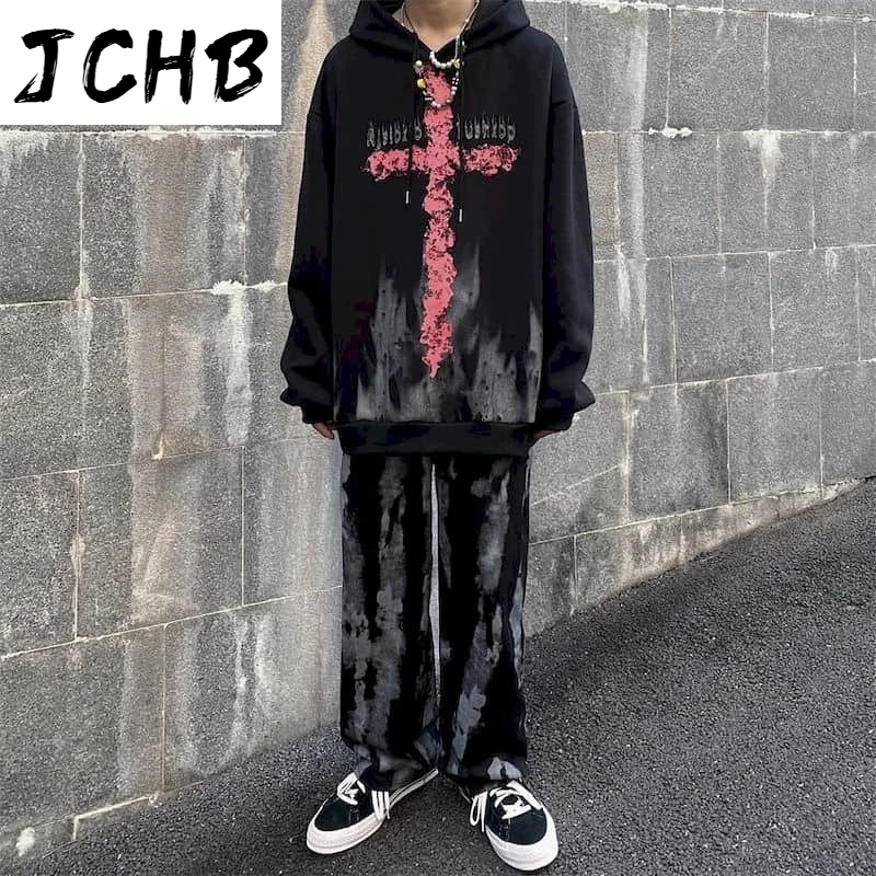 2021 Winter Hoodies Women Clothes Sweatshirt Men Harajuku Dark Black Cross Print Loose Plus Velvet Plus Size Couple Jacket Goth
2021 Winter Hoodies Women Clothes Sweatshirt Men Harajuku Dark Black Cross Print Loose Plus Velvet Plus Size Couple Jacket Goth