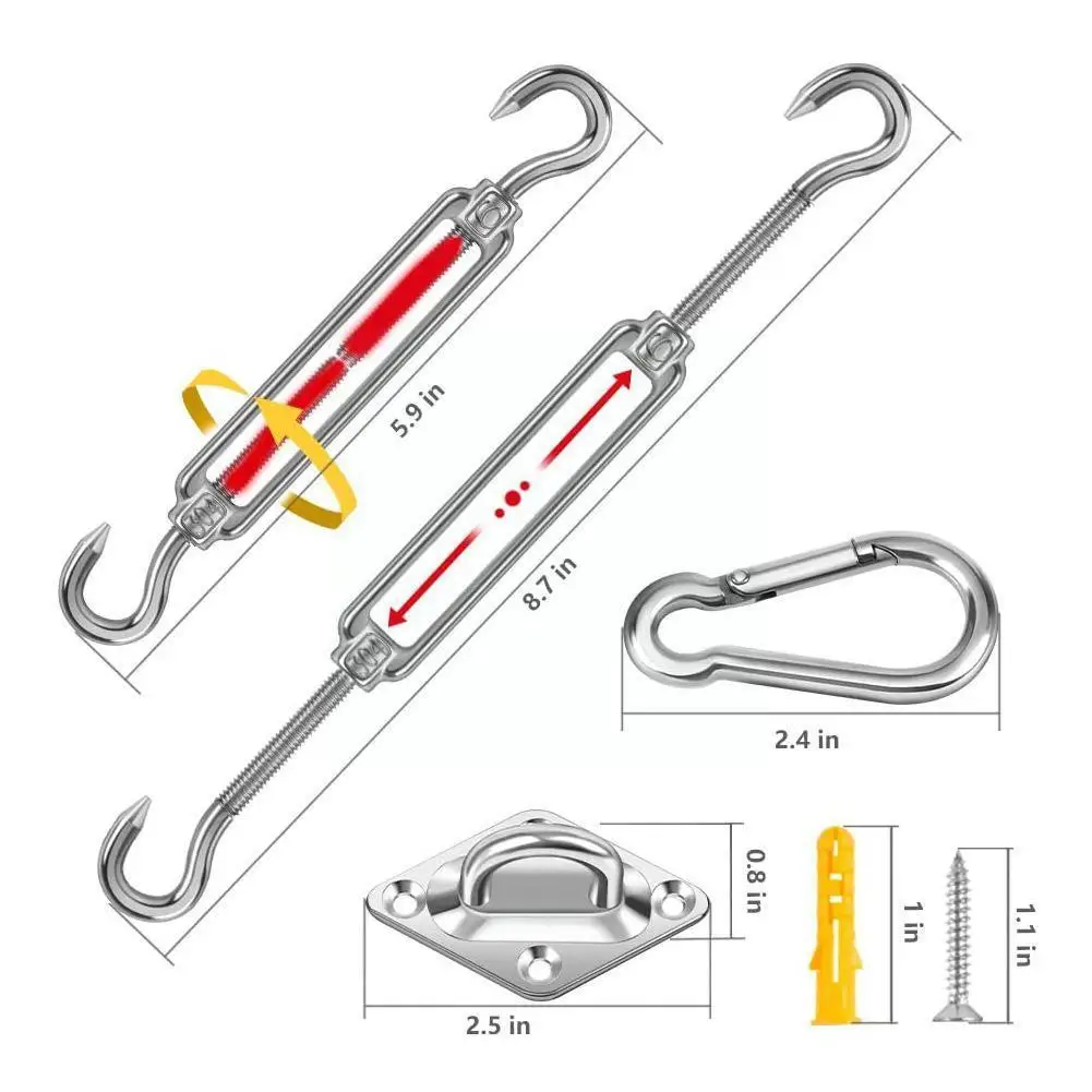 1 Set Of Tent Fixing Buckle Steel Diamond Four-corner Canopy Buckle Tool Accessories Fixing Screw Awning Flower Basket G3A7
1 Set Of Tent Fixing Buckle Steel Diamond Four-corner Canopy Buckle Tool Accessories Fixing Screw Awning Flower Basket G3A7
