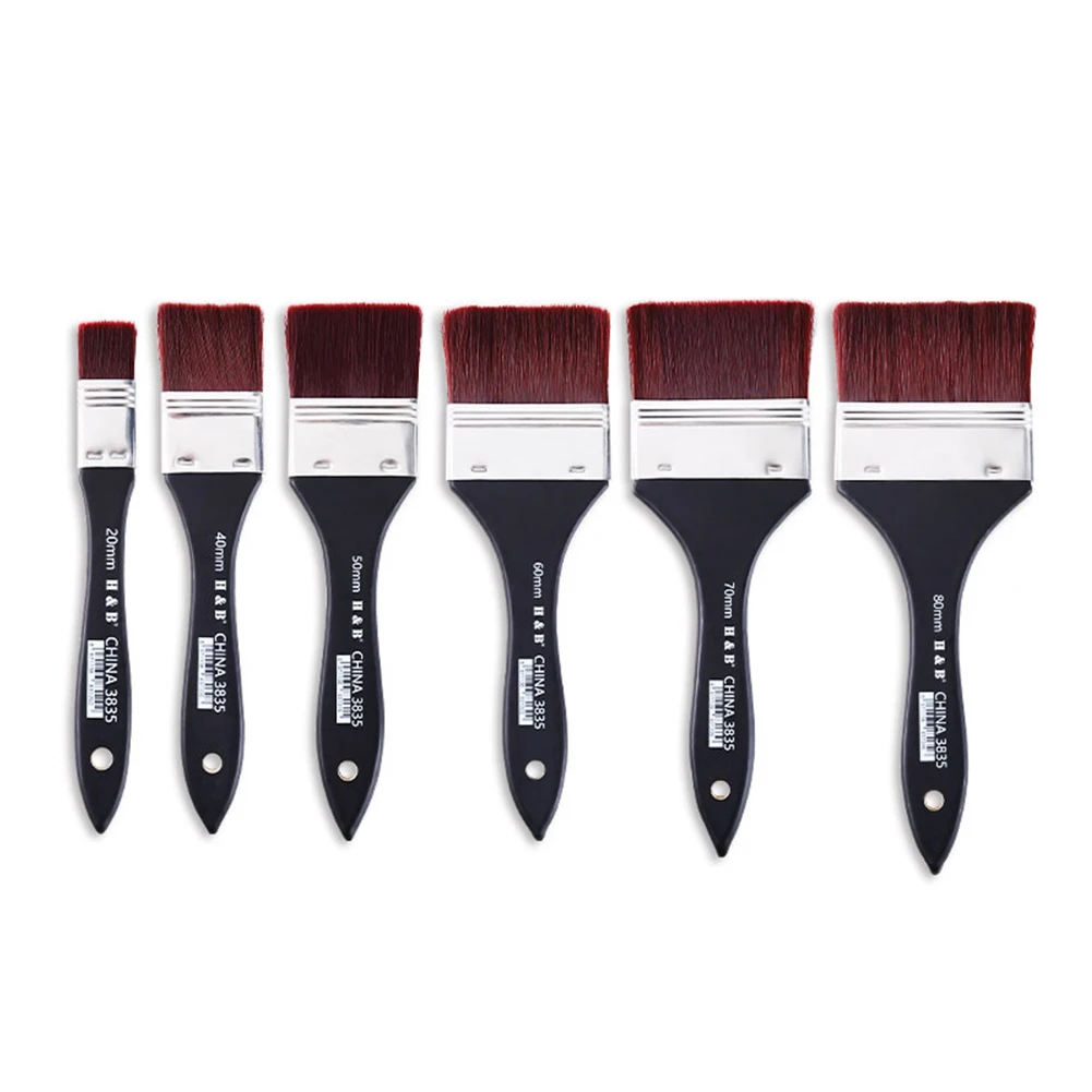 1Pc Different Size Paint Brush Professional Red Nylon Hair Brush for Artist Oil Painting Watercolor Powder Acrylic Art Supplies
1Pc Different Size Paint Brush Professional Red Nylon Hair Brush for Artist Oil Painting Watercolor Powder Acrylic Art Supplies