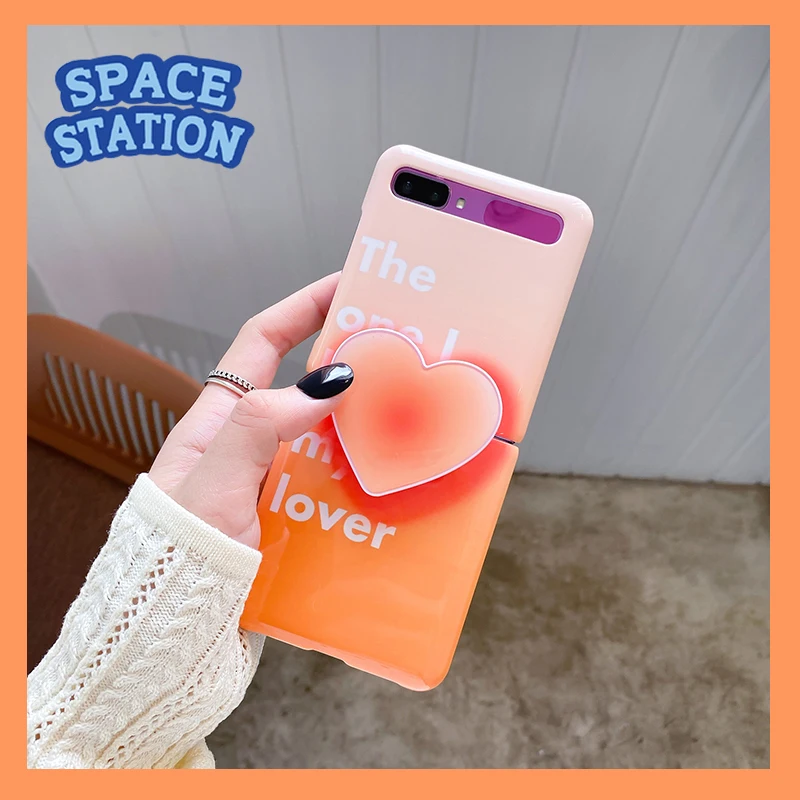 Love Shape Holder Case for Galaxy Z Flip 5G F7000 Cover Gradient Ultra-thin Case for Funda Para ZFlip Galaxy 5G Cases
Love Shape Holder Case for Galaxy Z Flip 5G F7000 Cover Gradient Ultra-thin Case for Funda Para ZFlip Galaxy 5G Cases