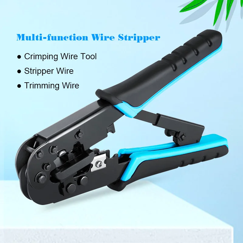NF-1008 Cable Wire Stripper Cutter Crimper Multi functional Crimping Stripping Plier Tools with crystal Plug + blades
NF-1008 Cable Wire Stripper Cutter Crimper Multi functional Crimping Stripping Plier Tools with crystal Plug + blades
