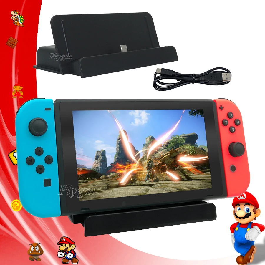 Аксессуары для переключателей usb зарядное устройство подставка nintendo Switch