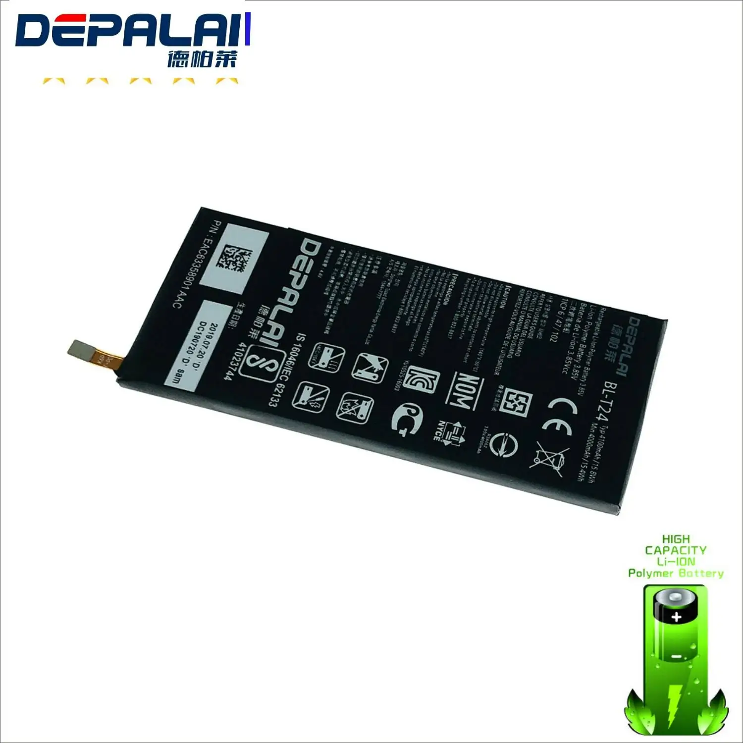 High Quality BL-T24 4100mAh Phone Battery For L X Power K220 k220ds Battery Replacement Battery
High Quality BL-T24 4100mAh Phone Battery For L X Power K220 k220ds Battery Replacement Battery