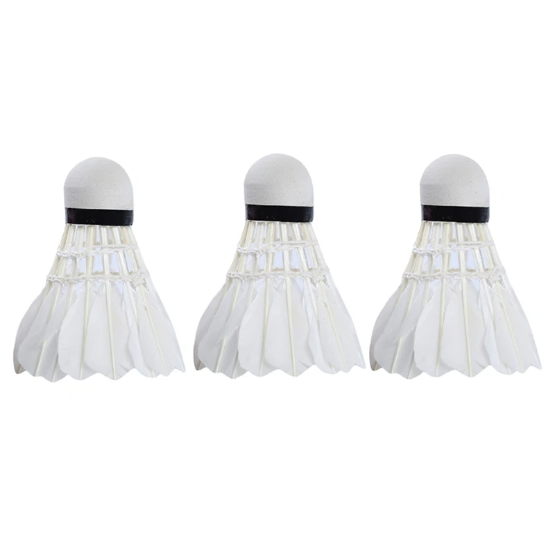 3 Pcs/Set Badminton Shuttlecocks Goose Feather Badminton Balls Outdoor Sports Badminton Accessories Durable Badminton
3 Pcs/Set Badminton Shuttlecocks Goose Feather Badminton Balls Outdoor Sports Badminton Accessories Durable Badminton