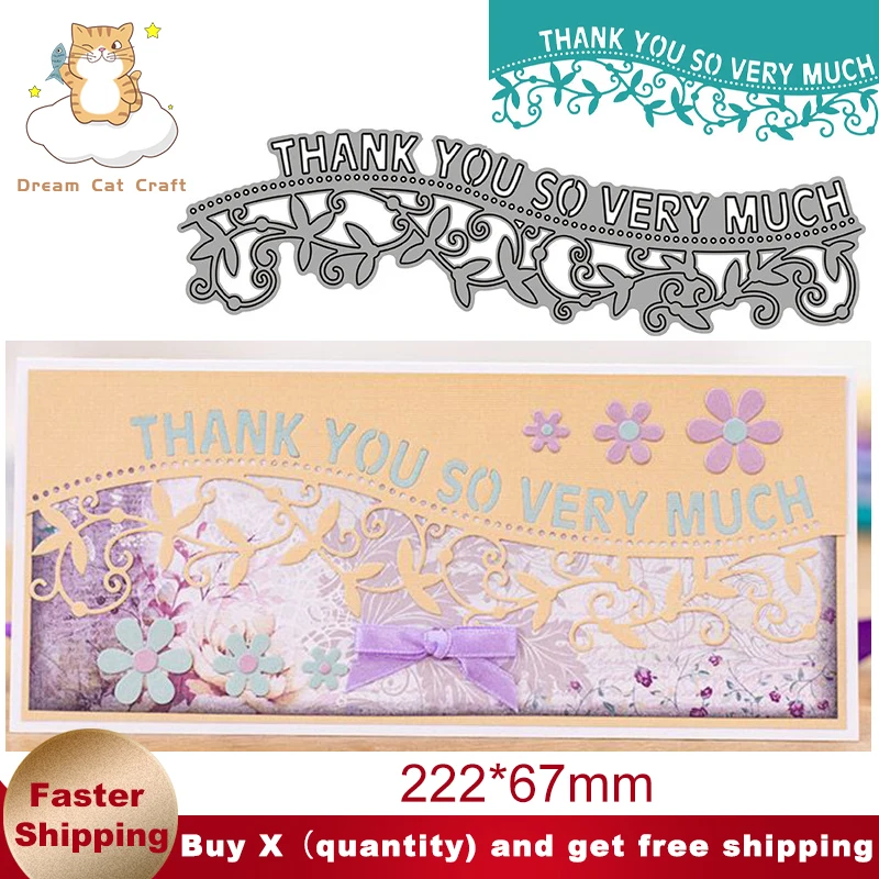 Большое спасибо, металлические Вырубные штампы, форма для карточек, скрапбукинга, бумажного ножа, форма, лезвие, дырокол для рукоделия «сдел... 
Большое спасибо, металлические Вырубные штампы, форма для карточек, скрапбукинга, бумажного ножа, форма, лезвие, дырокол для рукоделия «сдел...