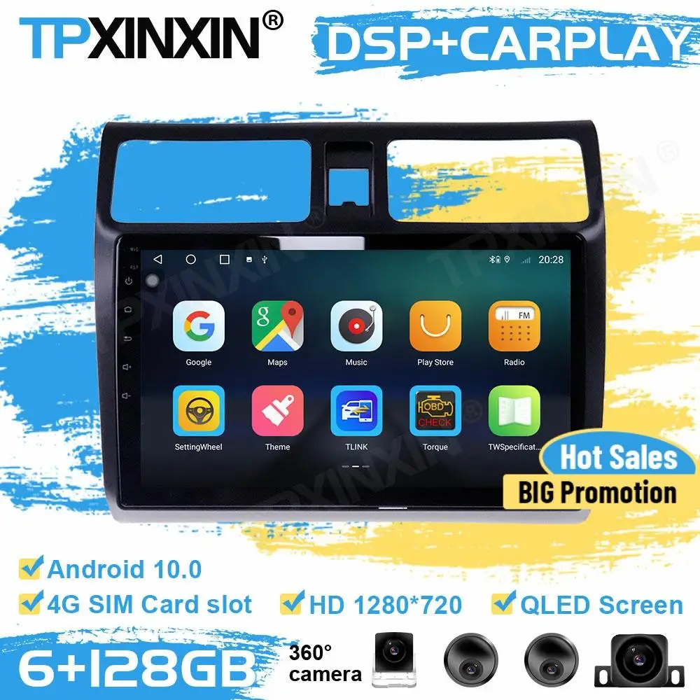 Автомобильный радиоприемник, стереоприемник Android10 DAB для SUZUKI SWIFT 2003 2004 2005 2006 2007 2008 2009 2010 GPS-плеер, автомобильное аудиоустройство
Автомобильный радиоприемник, стереоприемник Android10 DAB для SUZUKI SWIFT 2003 2004 2005 2006 2007 2008 2009 2010 GPS-плеер, автомобильное аудиоустройство